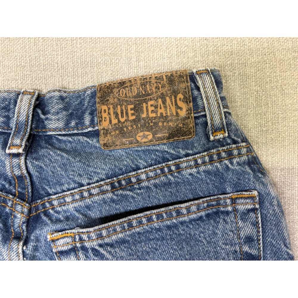 Old Navy Y2K Blue Jeans Womens 6 Regular Slim Straight High Rise Medium Wash - Picture 12 of 12
